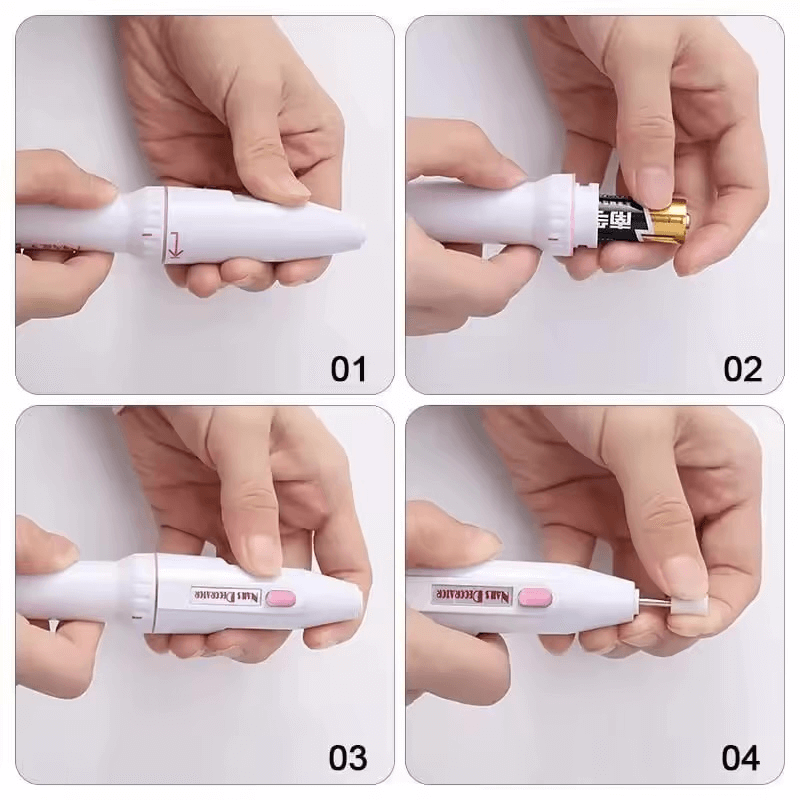 Lixador de  Unha Elétrica Manicure Profissional Sem Fio Pedicure